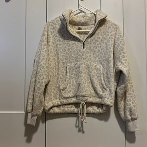 White leopard hoodie